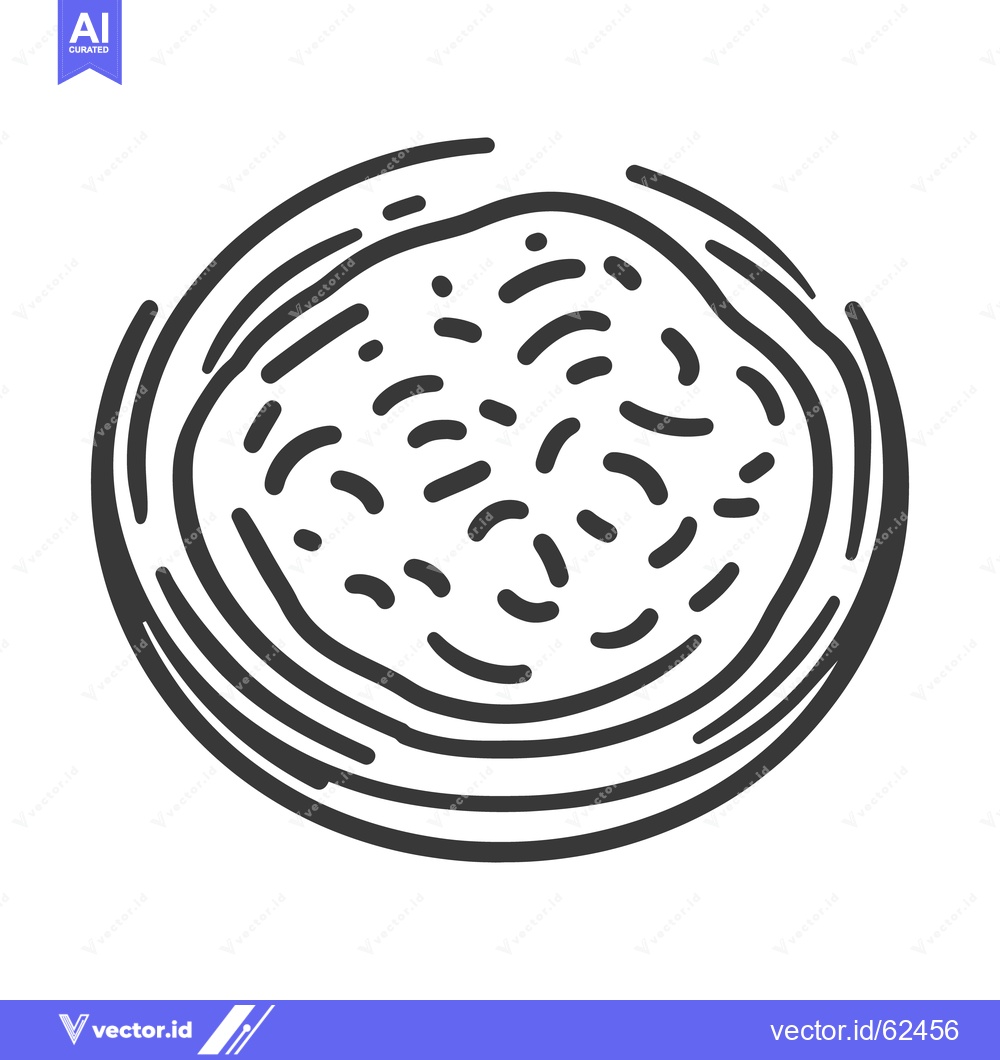 Premium Vector of A simplistic stylized illustration of a rounded object or form