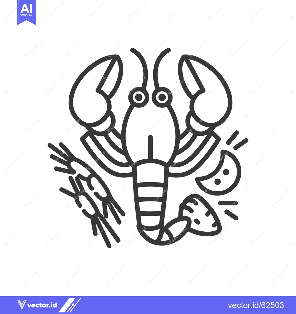 Premium Vector dari A vector illustration of a shellfish with garnish beside it