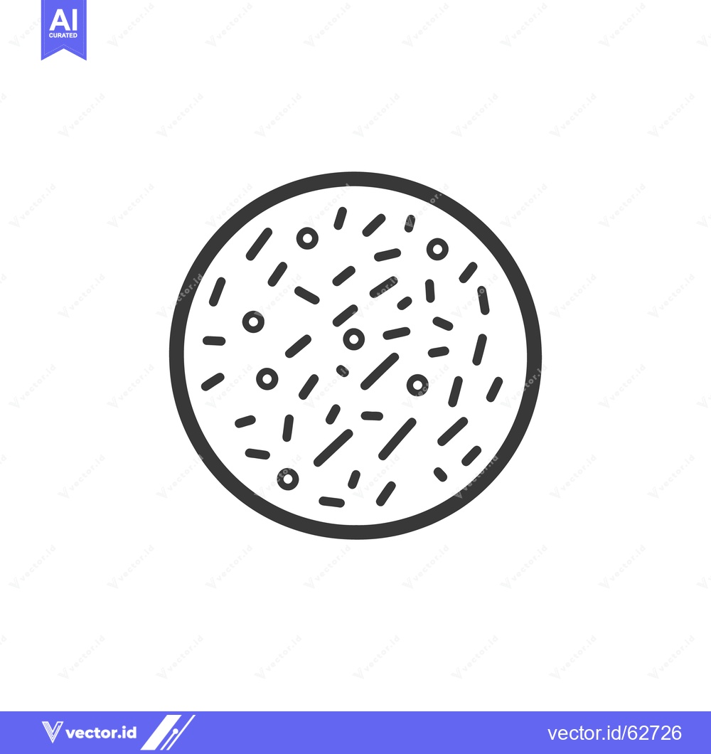 Premium Vector dari Simple circular icon design with small lines and circles inside