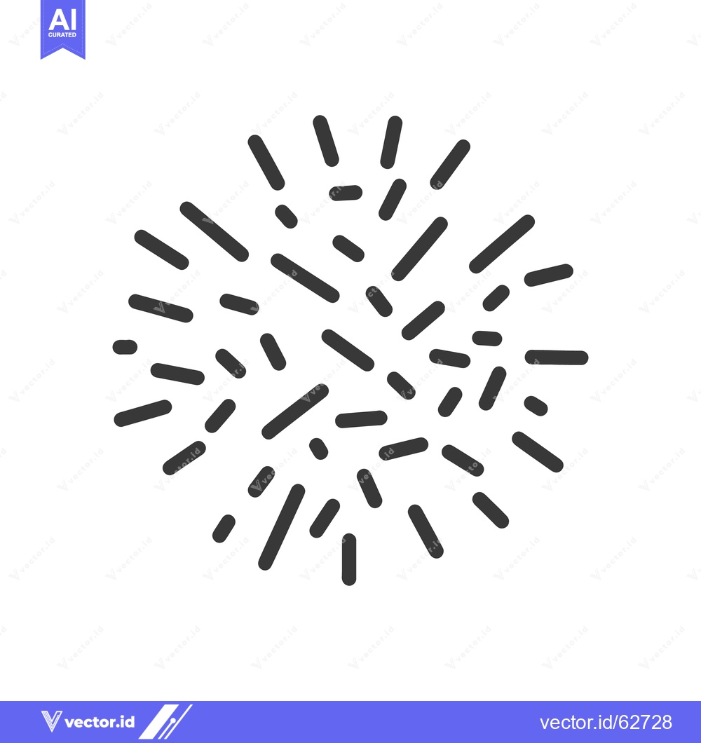 Premium Vector of A collection of randomly dispersed short straight black lines