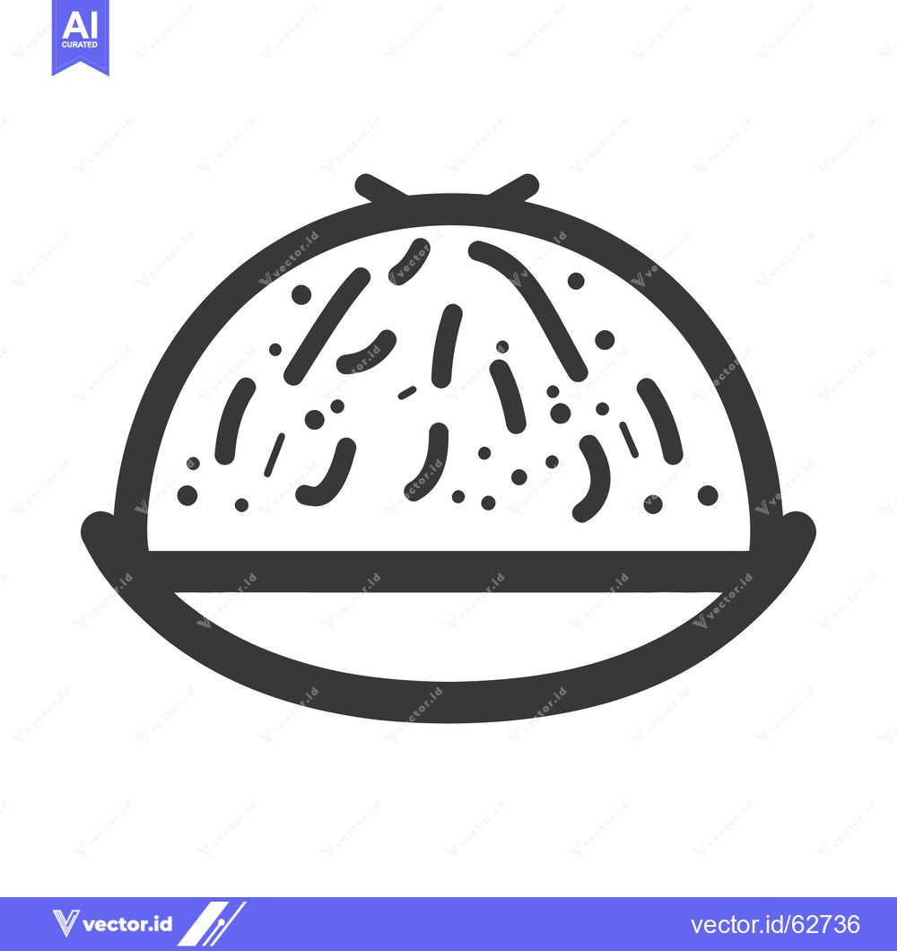 Premium Vector dari Simple illustration of a pie with filling inside the crust