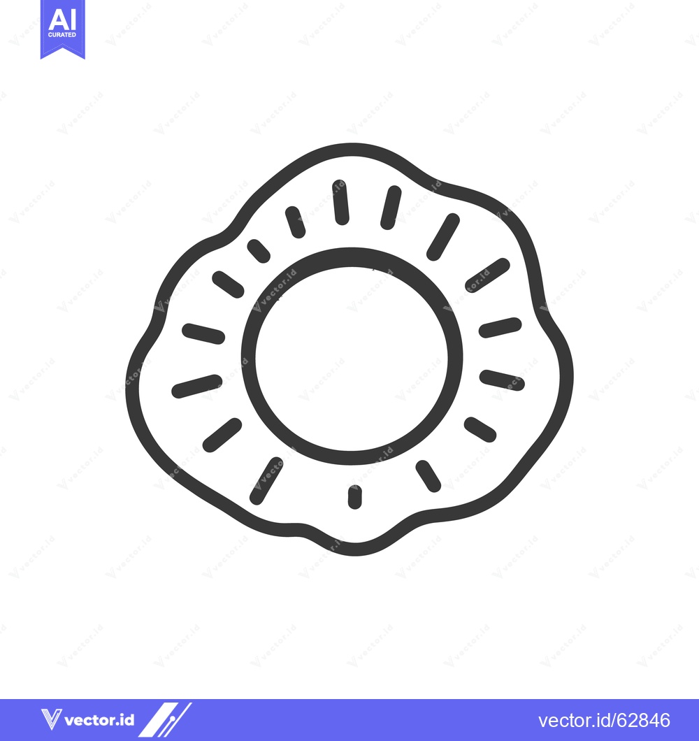 Premium Vector of A simple stylized abstract illustration of a sun shape