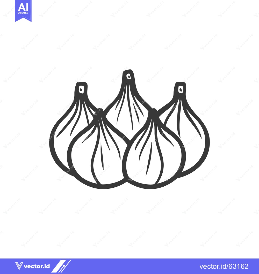 Premium Vector dari Group of drawn fruits with simple lines on white background