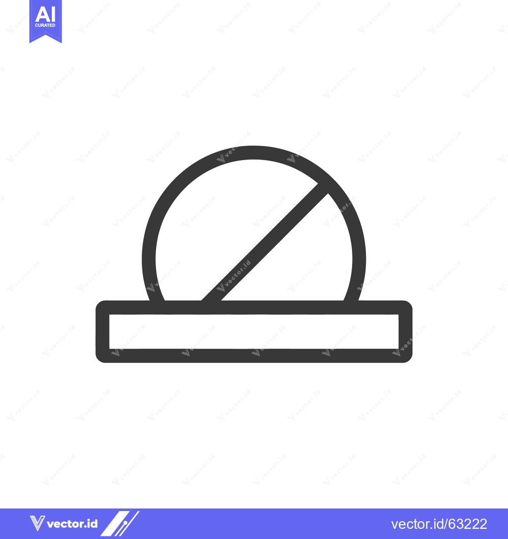Premium Vector dari Simple Black and White Pill Icon with Line Detail on White Background