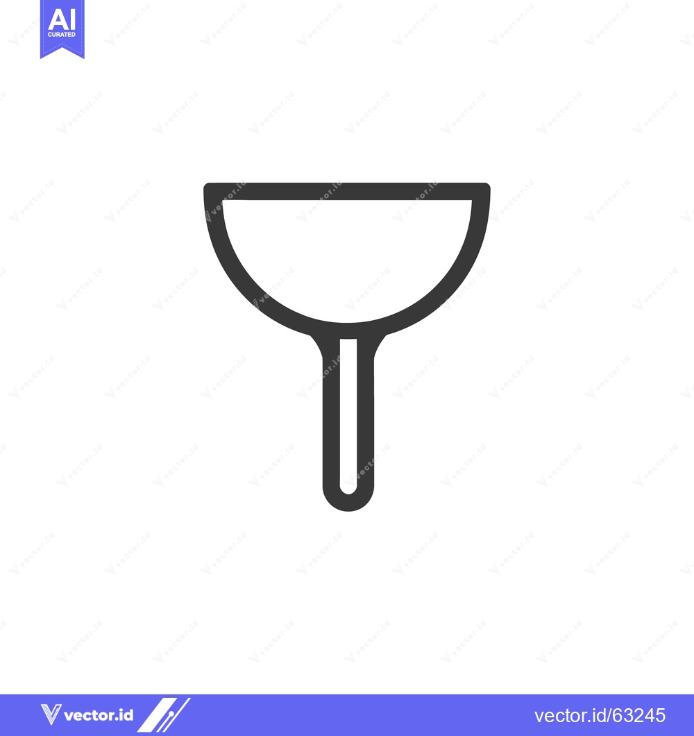 Premium Vector dari Simple Icon Depicting a Wine Glass with a Rounded Bowl