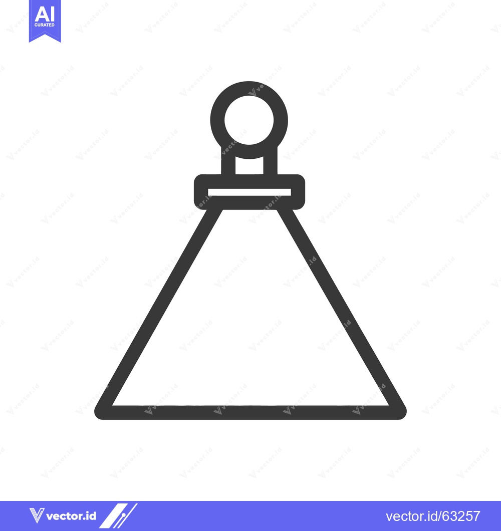 Premium Vector dari A minimalist illustration depicts a triangular shape and circle