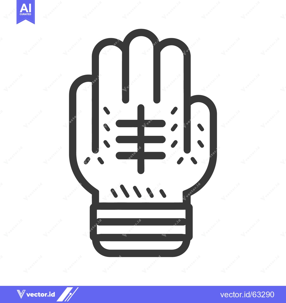 Premium Vector dari A simple graphic design of a hand with lines and details