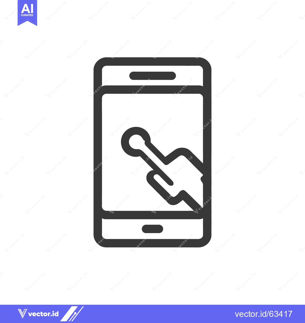 Premium Vector dari Smartphone Touchscreen Interaction: Finger Gesture on Mobile Device Ic