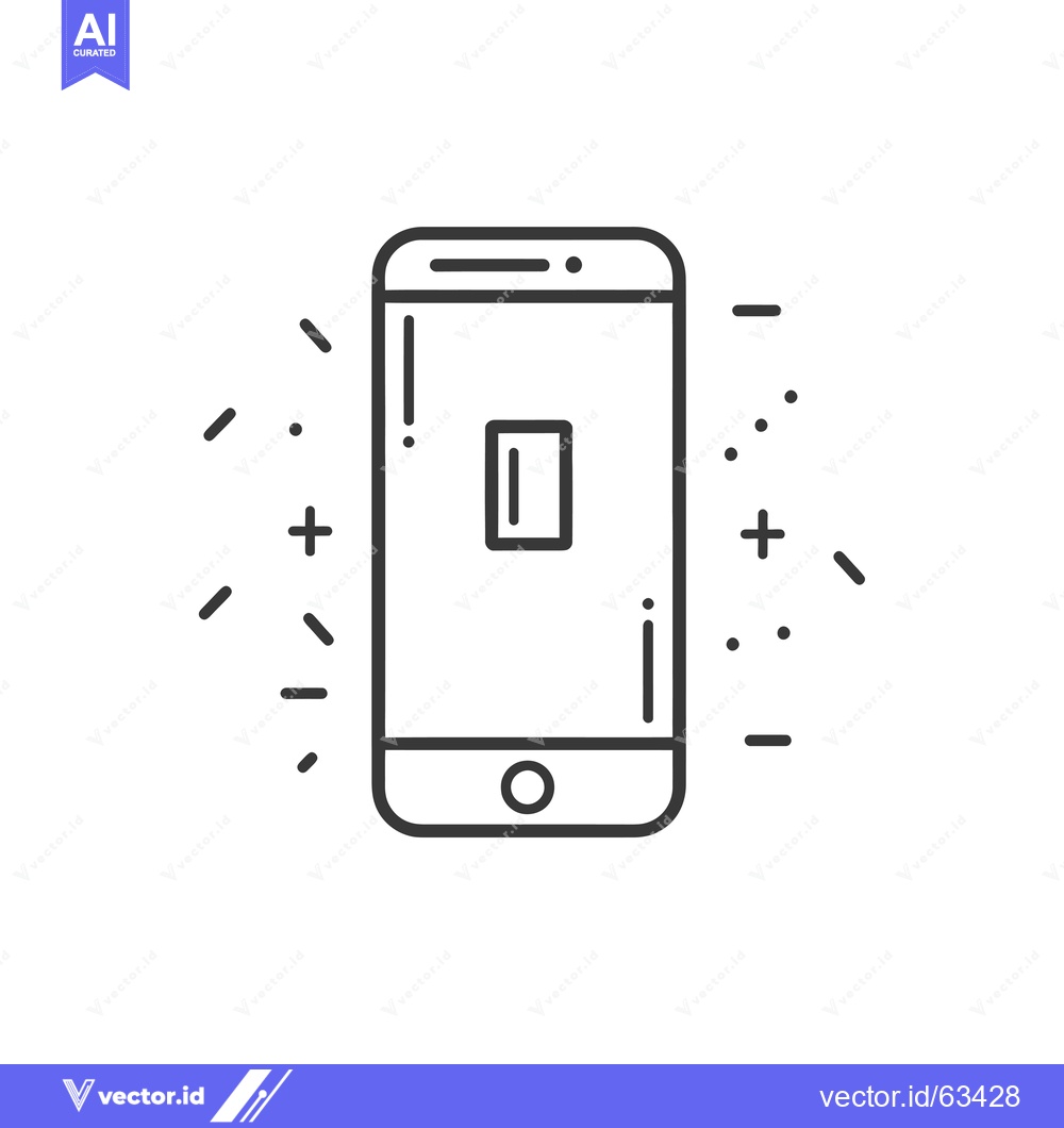 Premium Vector of Mobile Phone with Credit Card Icon and Sparkles