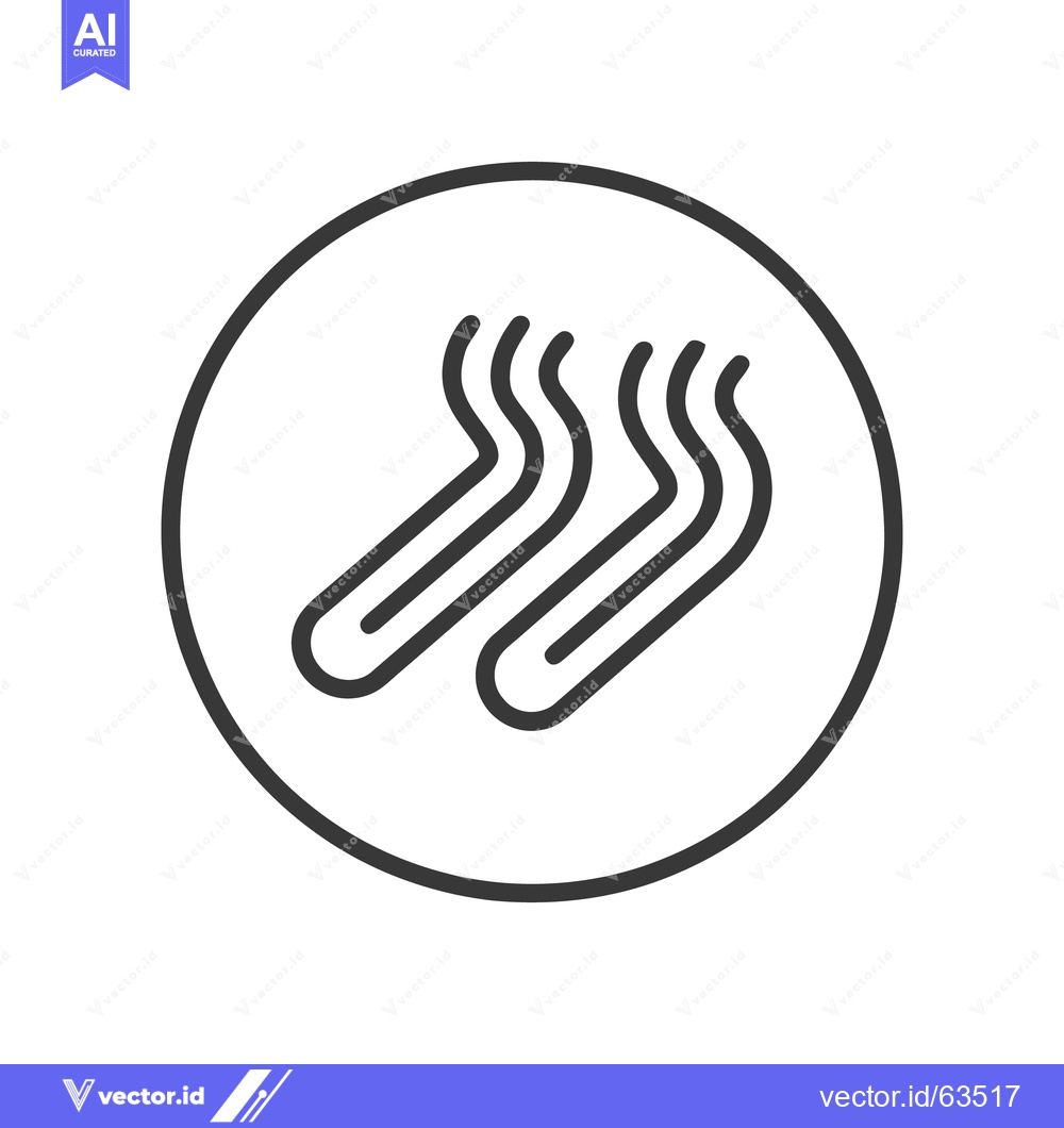 Premium Vector dari Minimalist Hot Tub Icon: Circular Design with Wavy Lines Symbolizing H