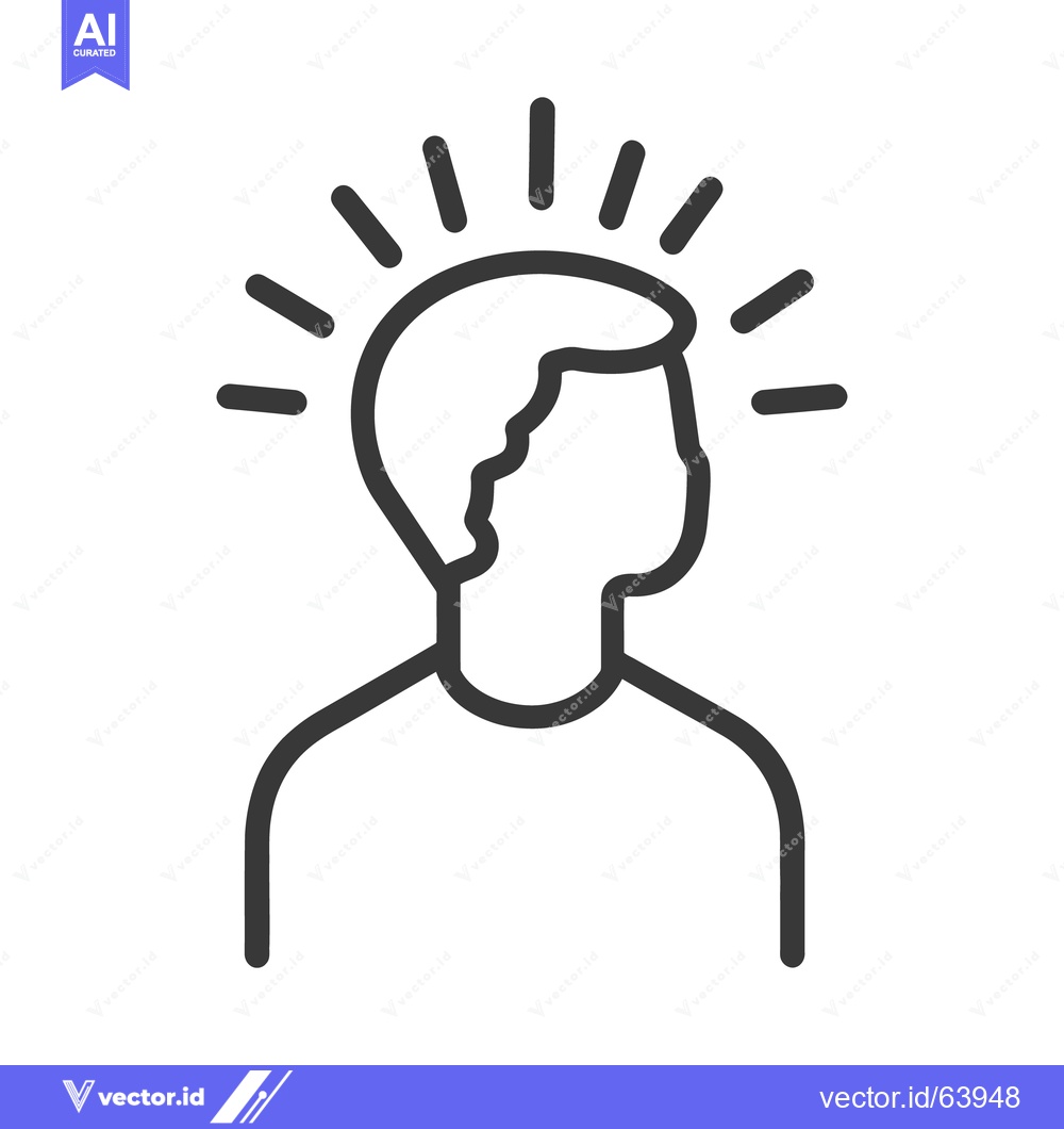 Premium Vector dari A simplified graphic depicting a person with radiant energy emanating