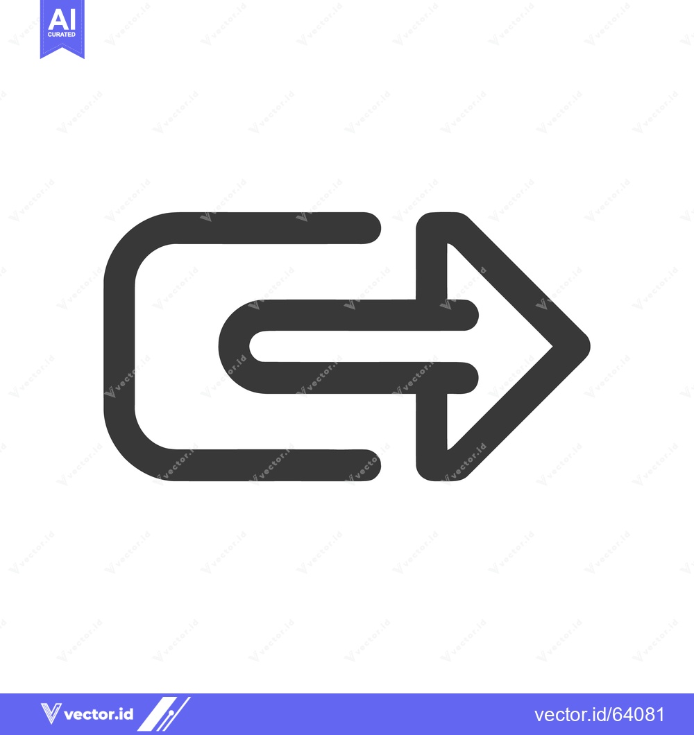 Premium Vector dari Sleek Black Share Icon: Modern Vector Design on White Background