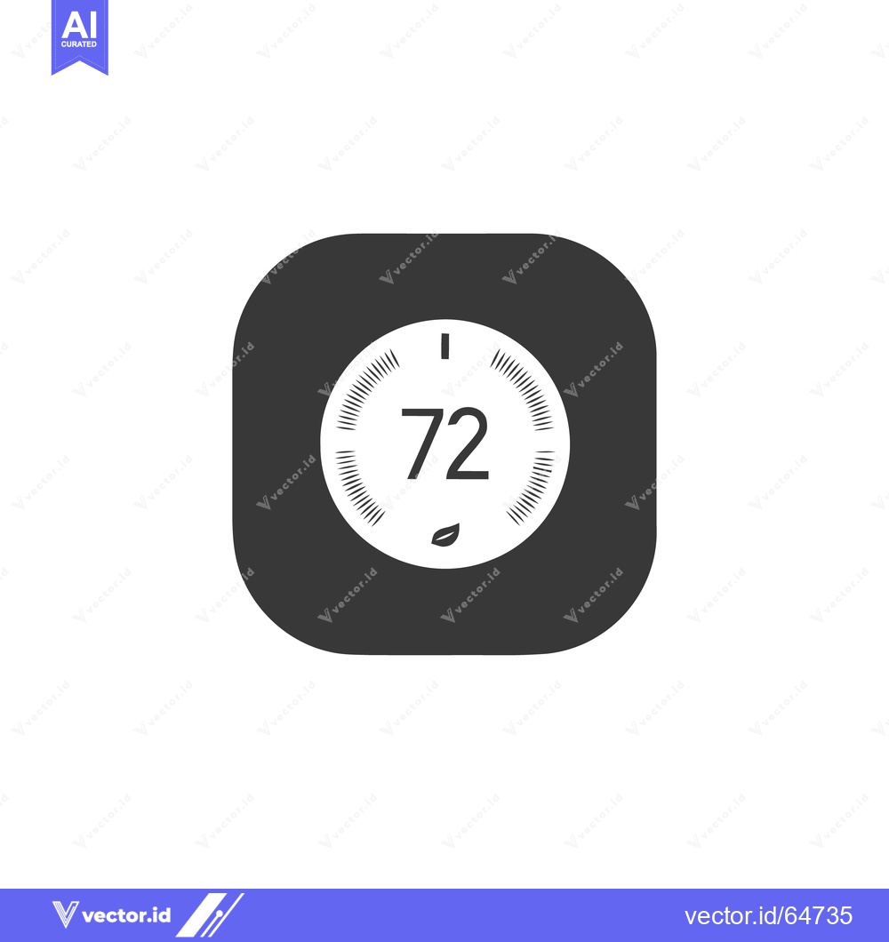 Premium Vector of Nest Thermostat Gen 3 Icon Line Art Icon  6492