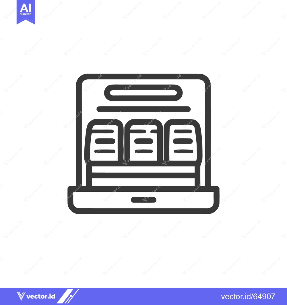 Premium Vector dari Minimalist Line Art of a Theater Stage with Seats