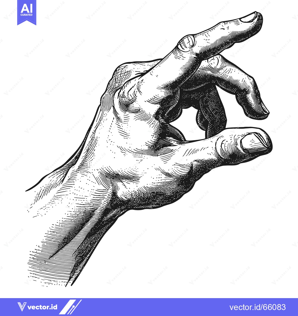 Premium Vector dari Hand Reaching Out with Finger Pointing Upwards