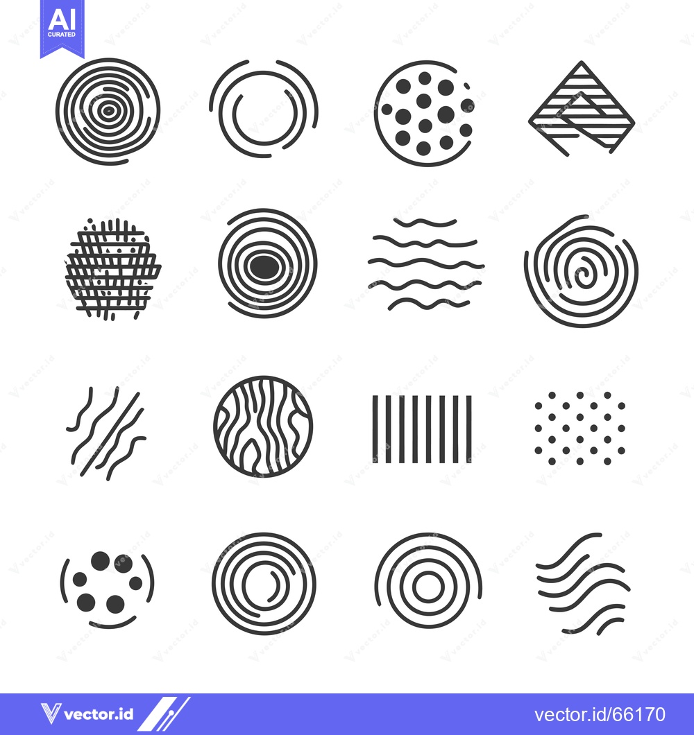 Premium Vector of Set of abstract black and white shapes with circles, lines and dots