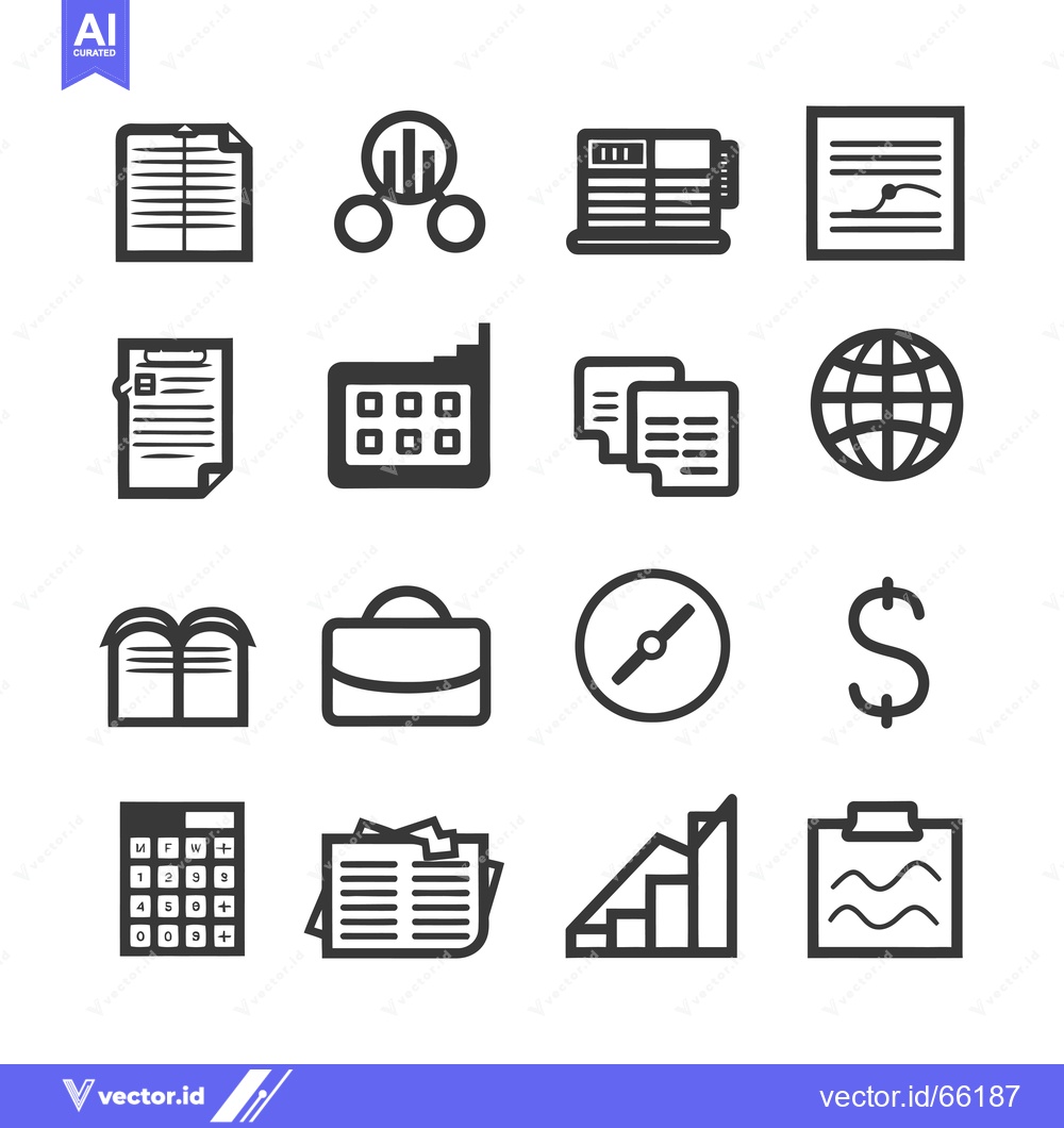 Premium Vector dari Set of Business Icons for Company Presentation