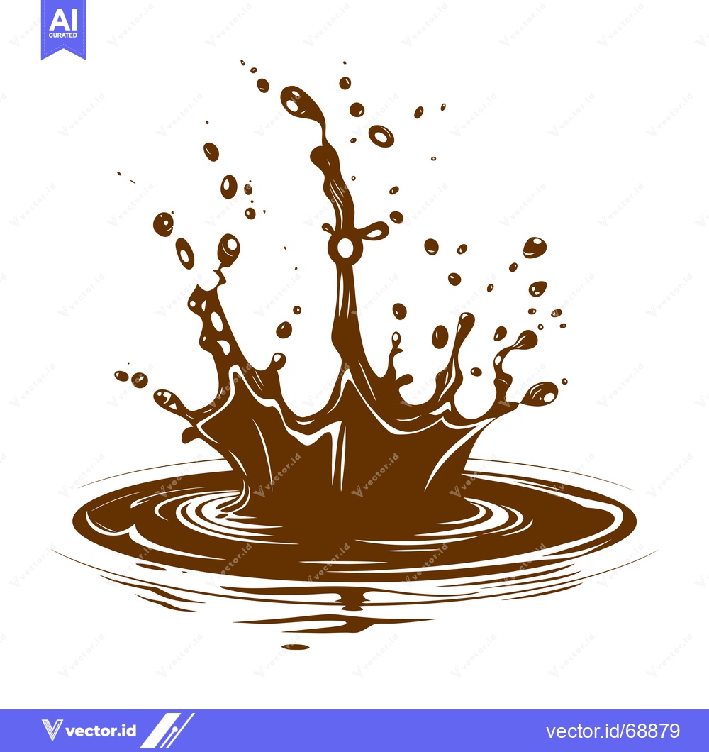 Premium Vector dari Chocolate Splash Explosion.
