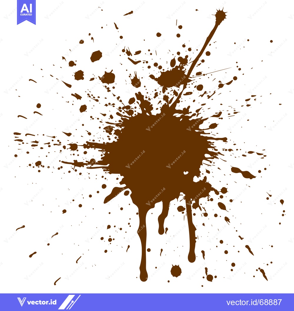 Premium Vector dari Brown Mud Splatter Abstract Background.