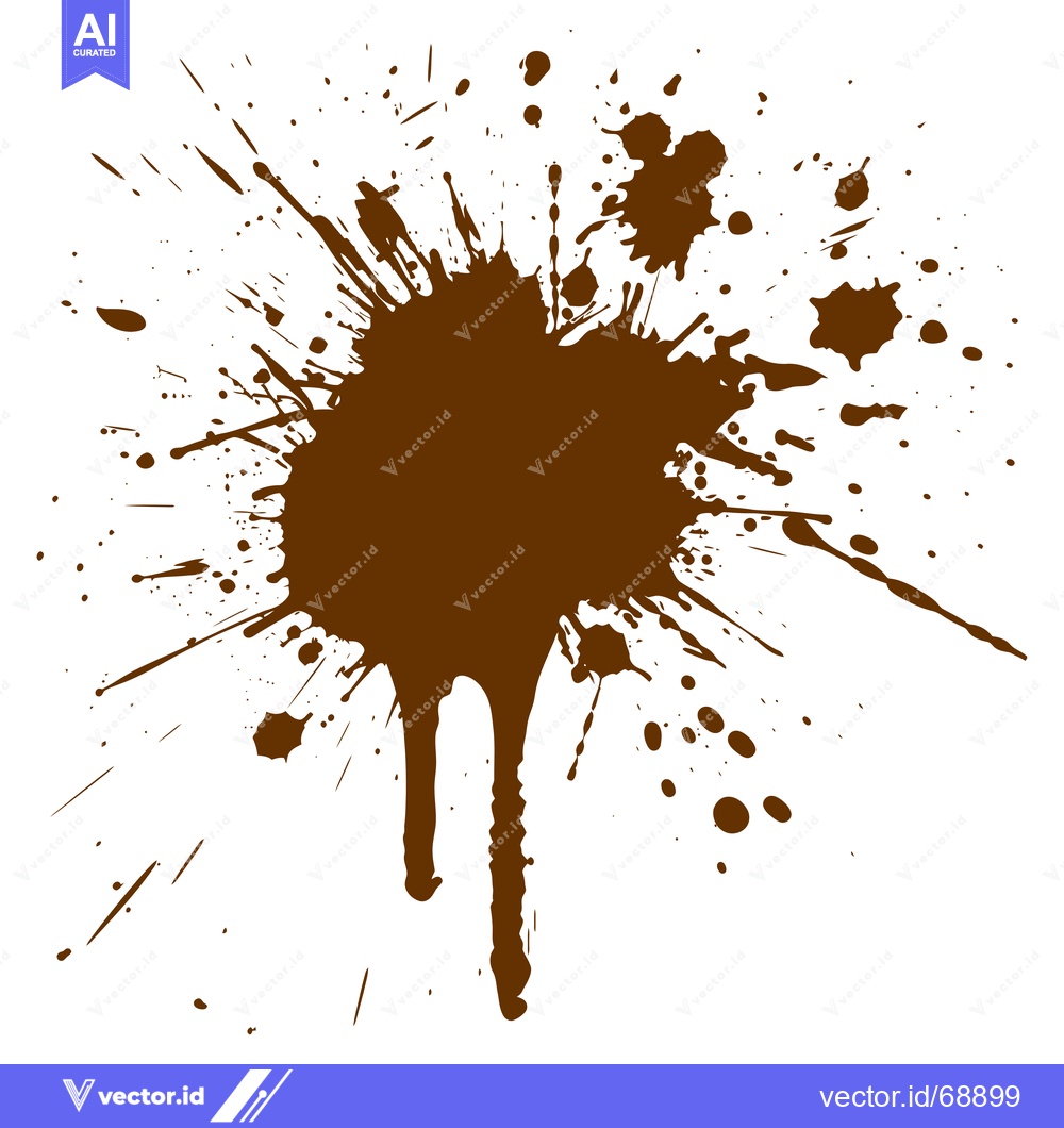 Premium Vector dari Brown Mud Splatter Grunge Texture Background.