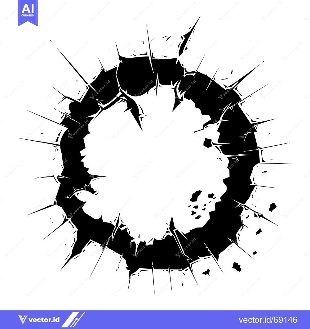 Premium Vector of Abstract Black and White Spiky Circular Design