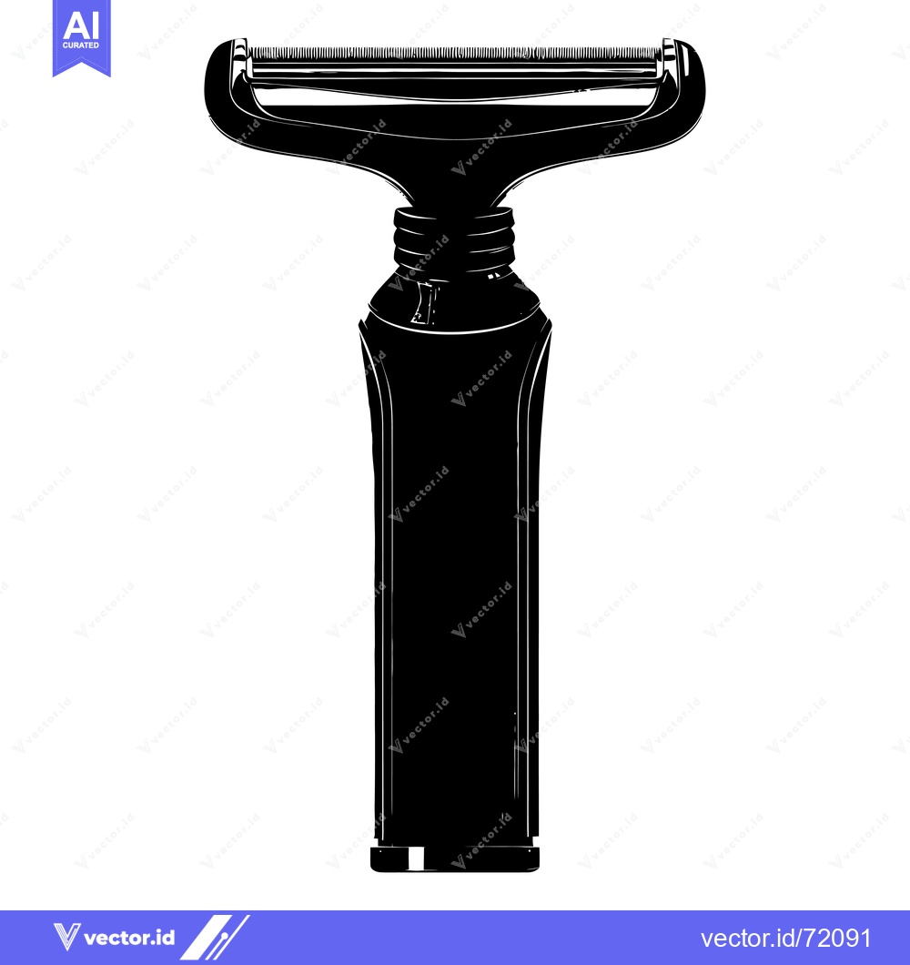 Premium Vector dari Black and White Silhouette of an Electric Razor