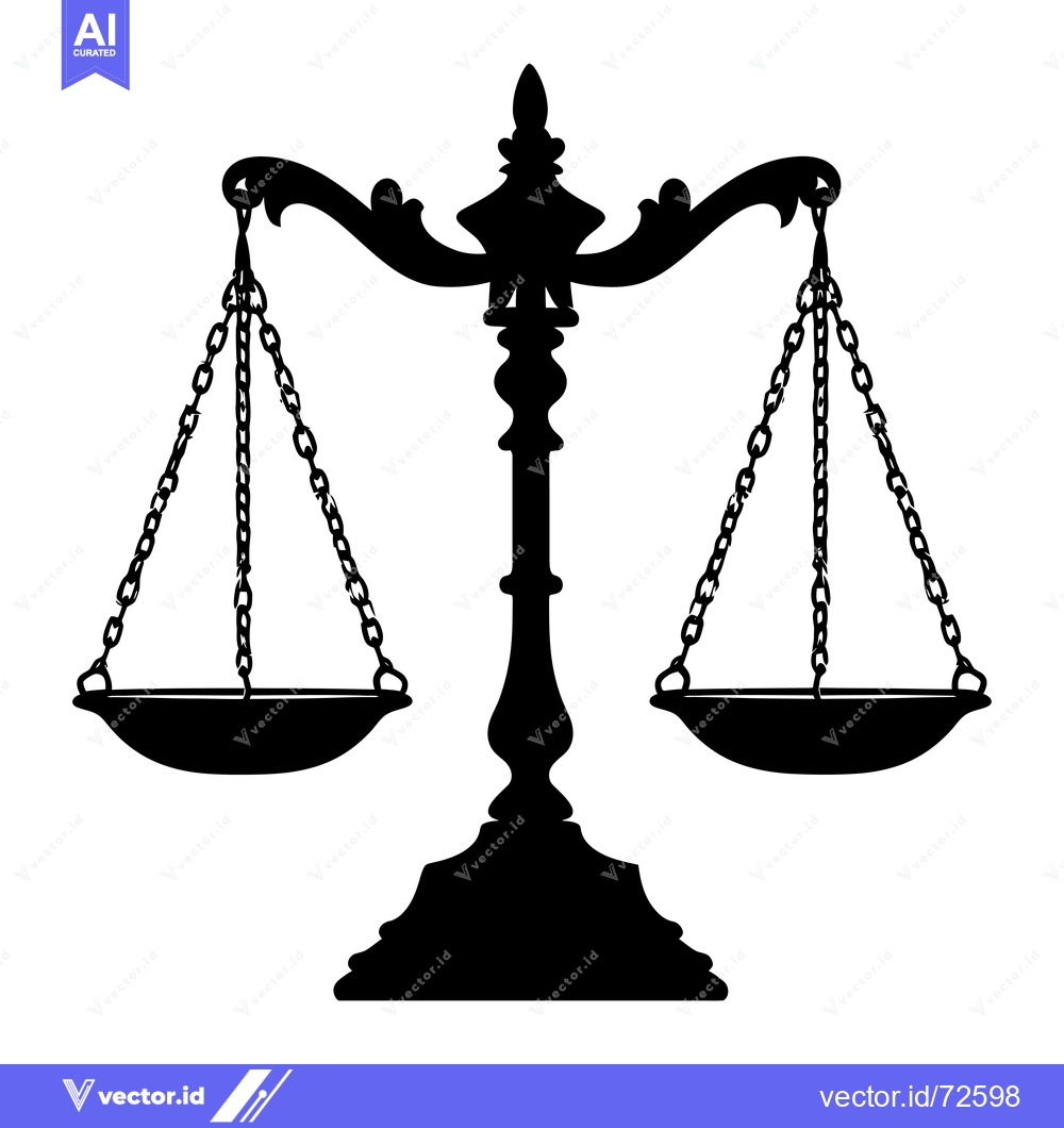 Premium Vector dari Silhouette of a traditional ornate scale