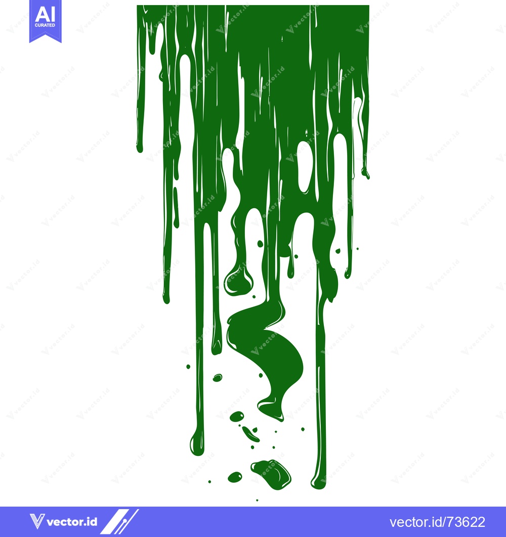 Premium Vector dari Green Dripping Dollar Sign Symbol.