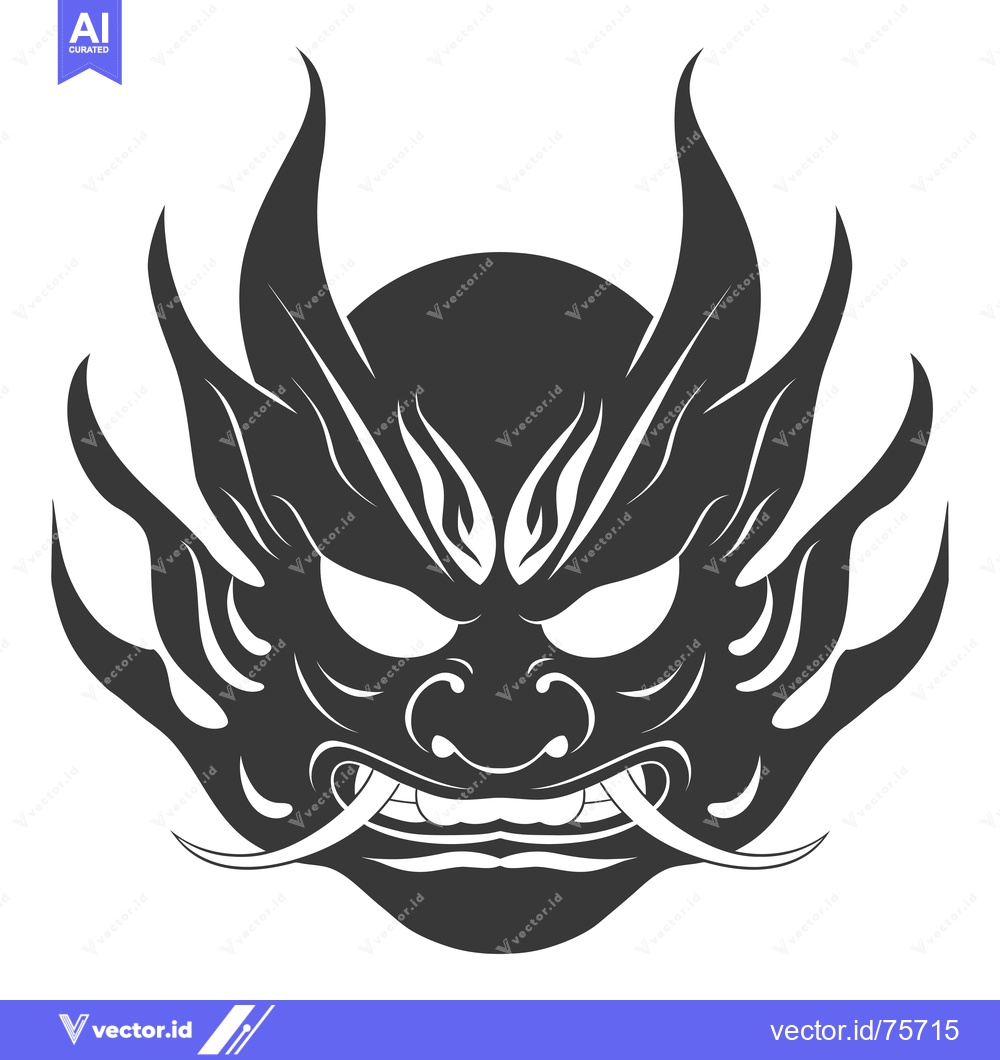 Premium Vector of A stylized black and white illustration of a fierce, fire-breathing dr