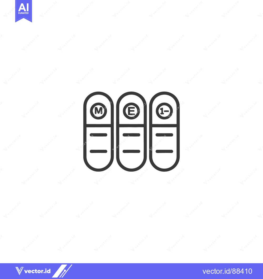 Premium Vector of Three Pill Shaped Icons Representing Abstract Potential Transportation