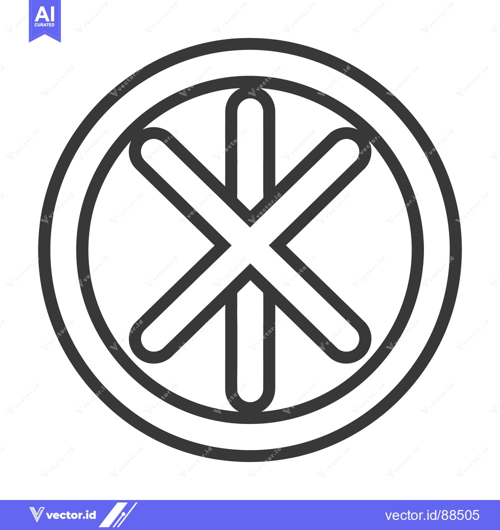 Premium Vector dari A simple design comprised of a star within a circle