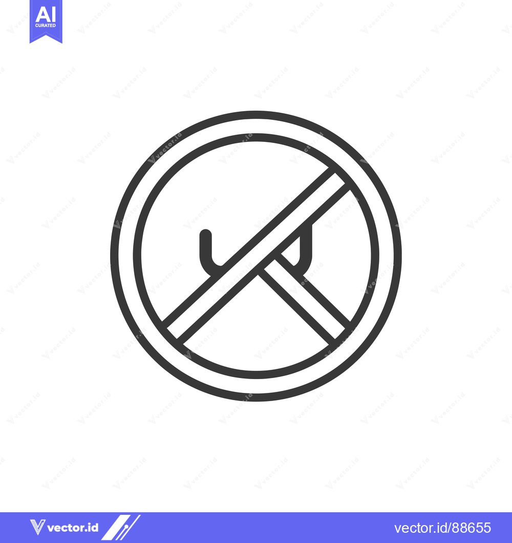 Premium Vector of No U-Turn Traffic Sign Icon