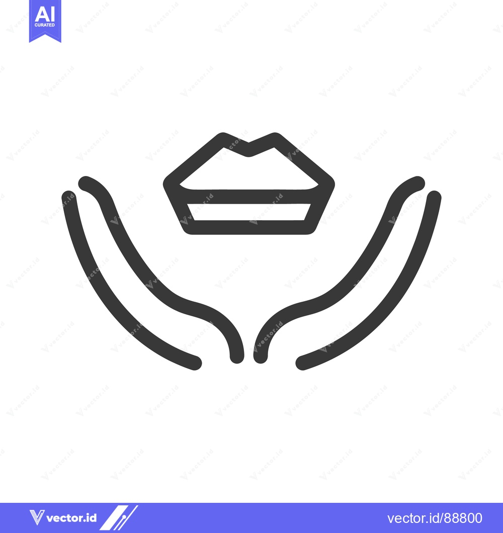 Premium Vector of Two hands cradling a stylized illustration of a human mouth