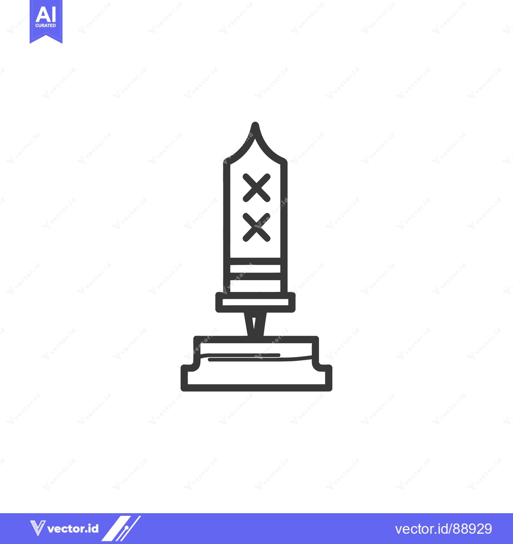 Premium Vector dari The illustration of a stylized object with cross symbols on it