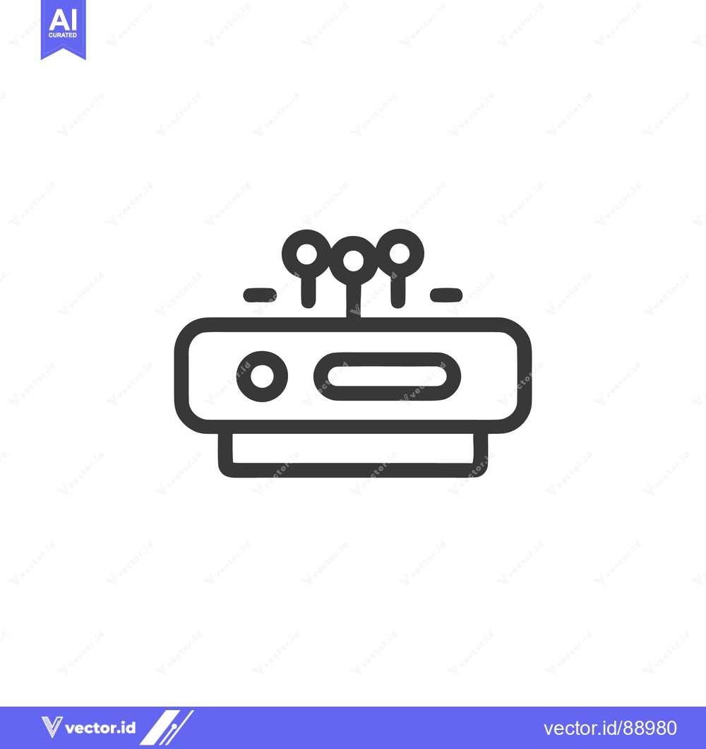 Premium Vector of Retro Arcade Game Console Icon with Joystick and Buttons, Minimalist L