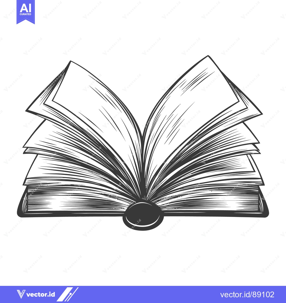Premium Vector dari An Open Book Illustration Demonstrating Pages And Its Structure