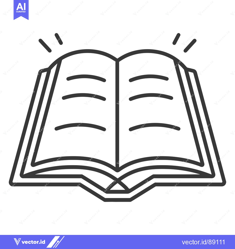 Premium Vector of Open book with bright light radiating from it