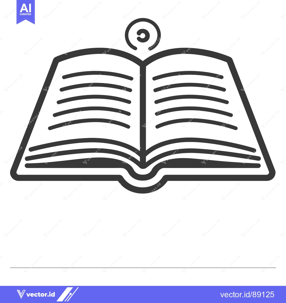 Premium Vector of Open Book with Dollar Sign Symbol on Top
