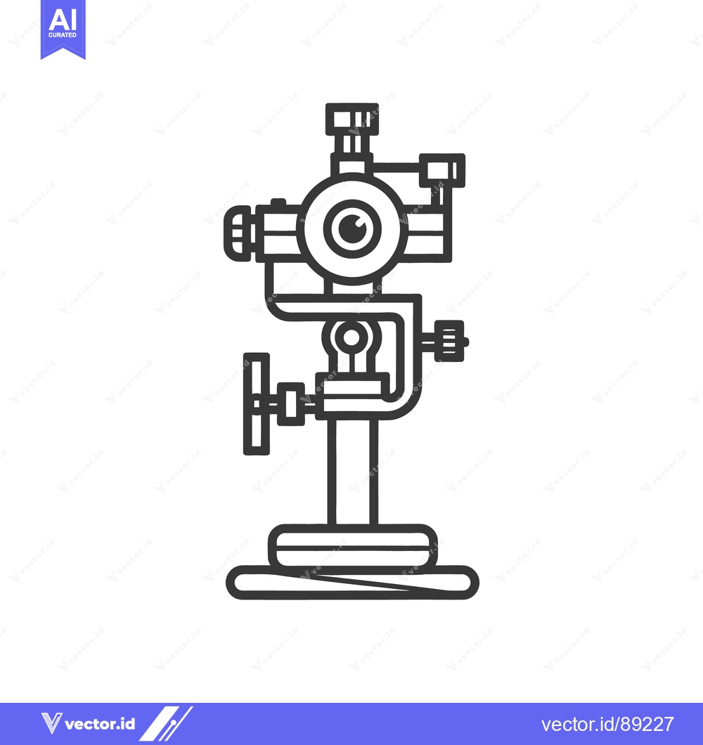 Premium Vector dari A drawing of a medical instrument for eye examination