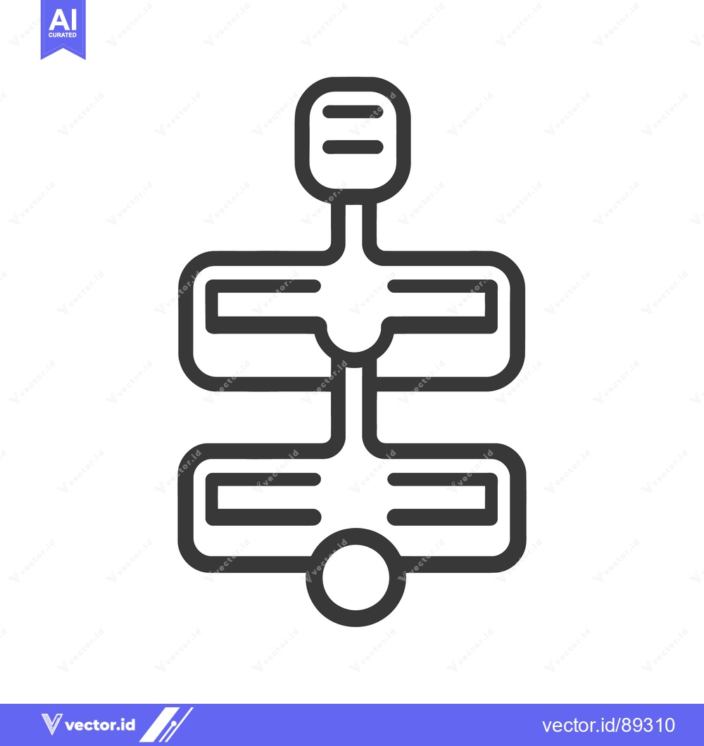 Premium Vector dari Simple abstract design shows connected shapes with lines and circles