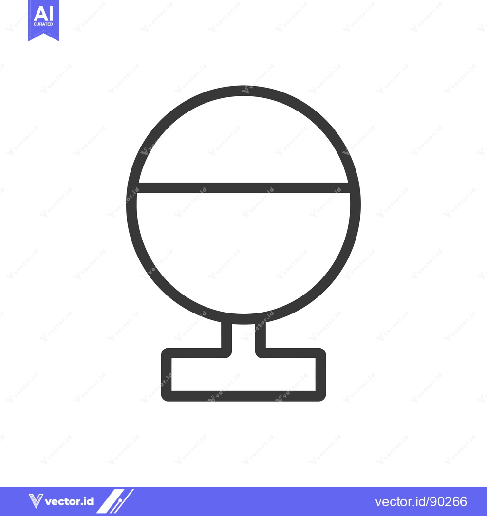 Premium Vector of Outline Icon of a Basketball Hoop