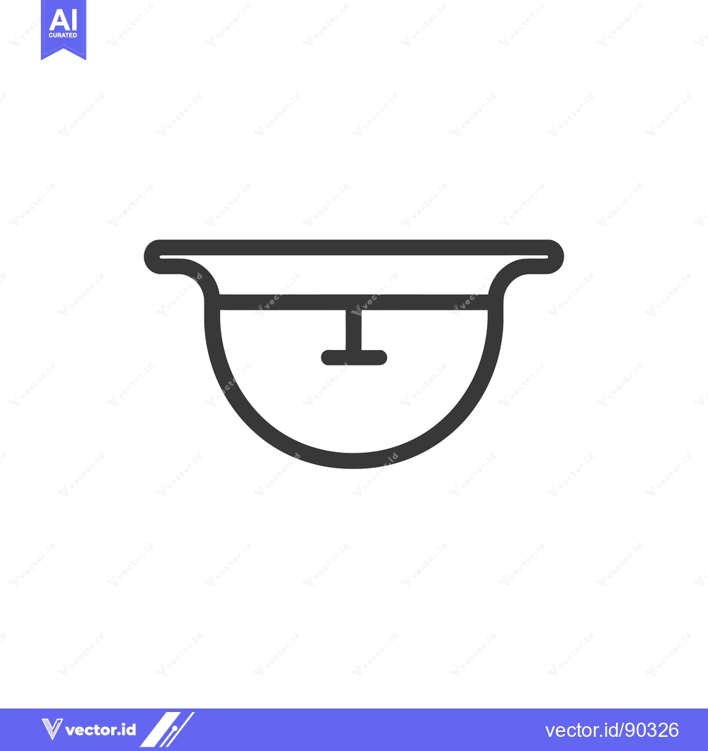 Premium Vector of Outline Icon of a Simple Bowl with a Handle