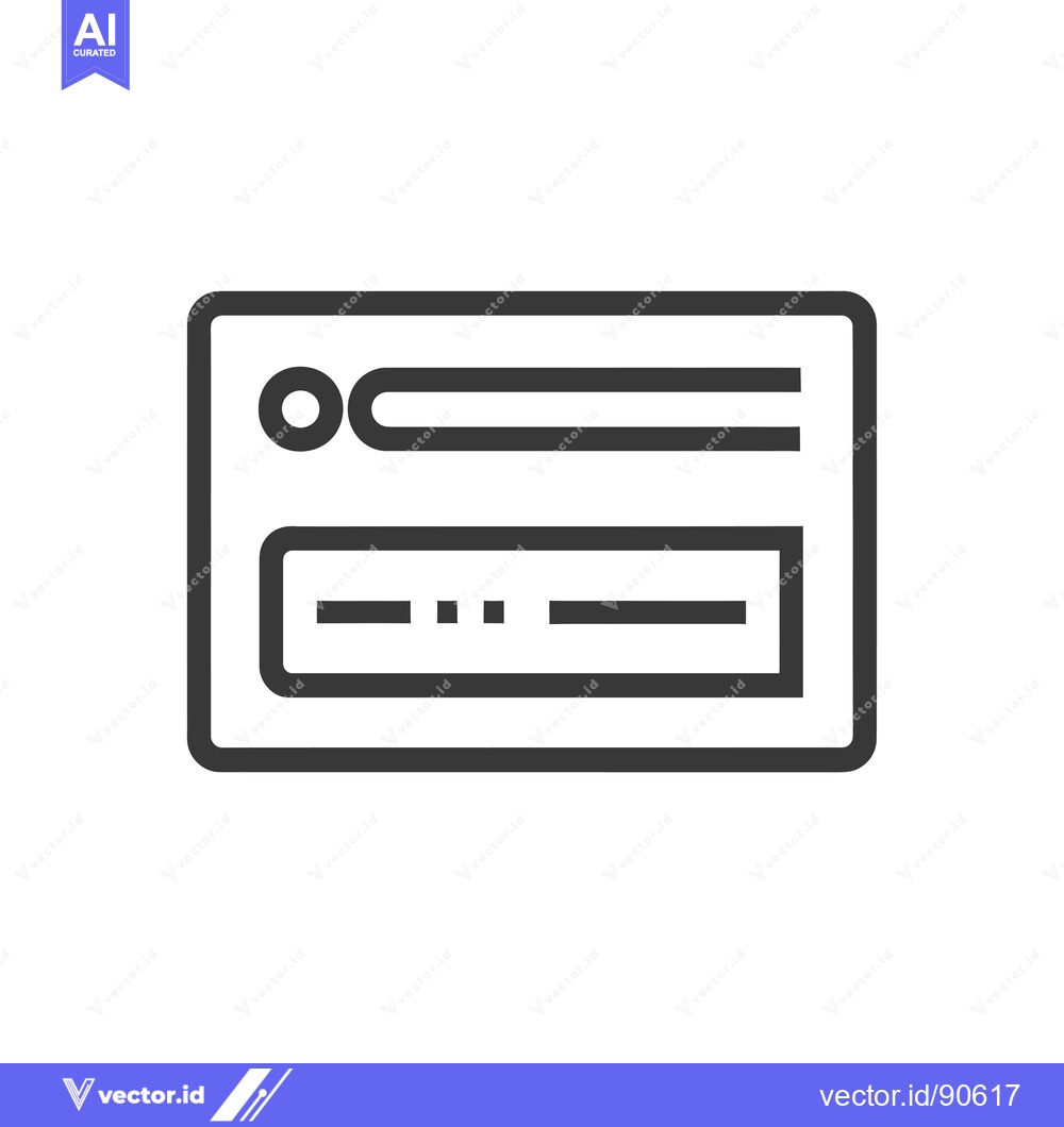 Premium Vector dari Outline of a Form with Circle and Dashes