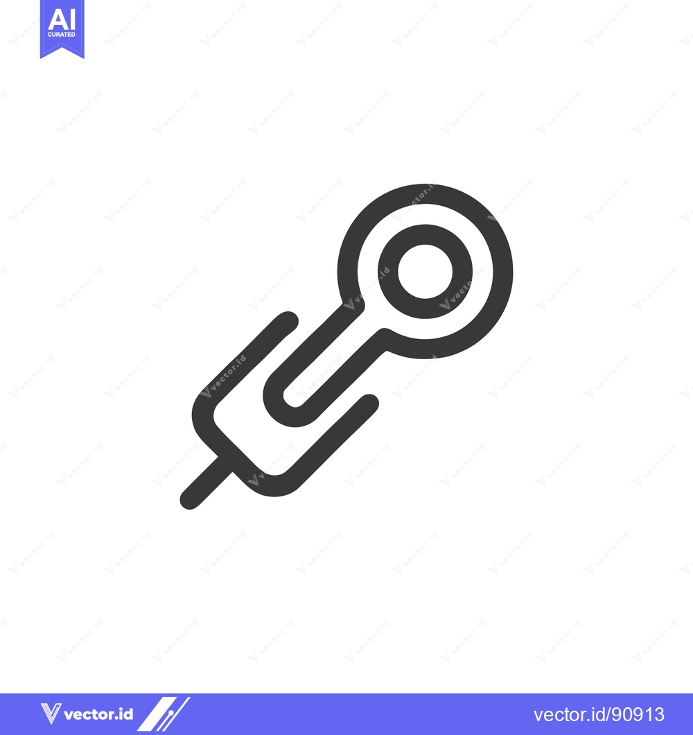 Premium Vector dari Minimalist Syringe Icon: Medical Injection Symbol on White Background