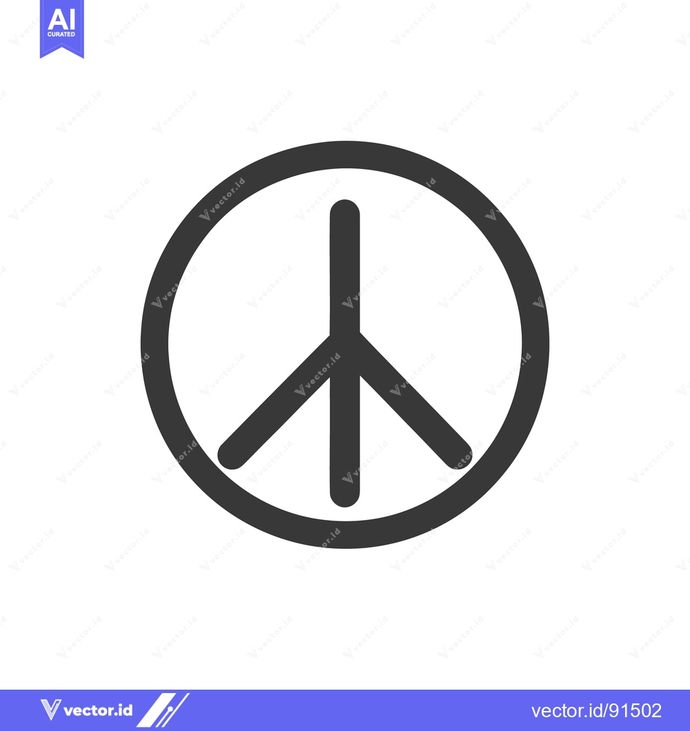 Premium Vector dari A simple circular icon symbolizing international peace and harmony
