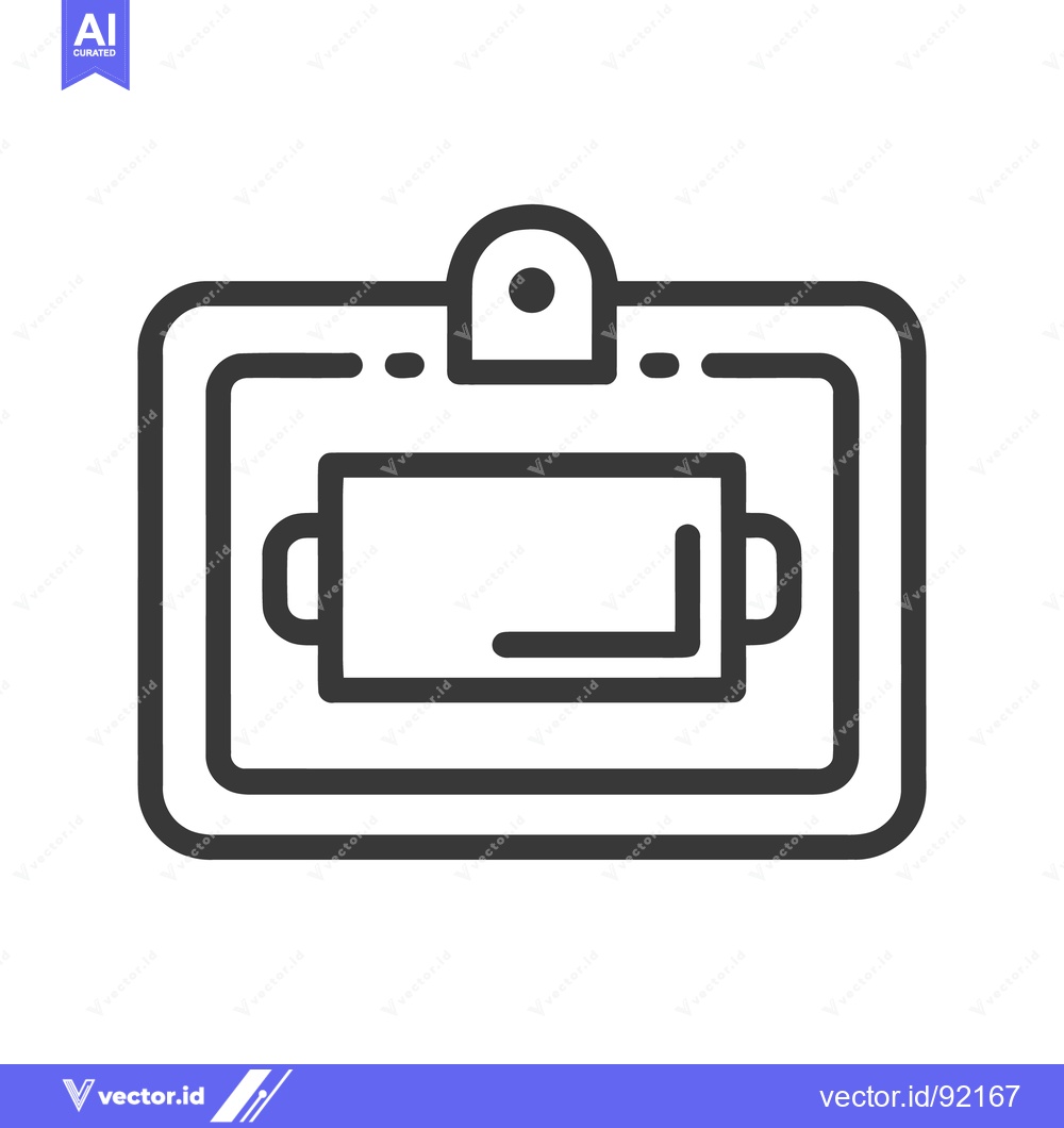 Premium Vector dari Minimalist Battery Icon: Bold Outline on White Background, Clean Desig