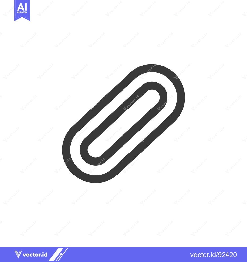 Premium Vector of Minimalist Double Oval Outline: Modern Graphic Design Element on White