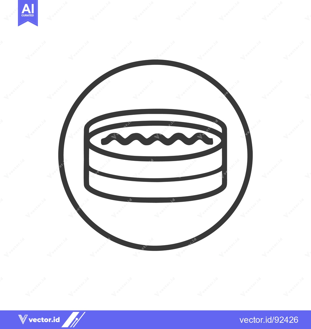 Premium Vector dari Minimalist Swimming Pool Icon with Water Waves in Circular Frame