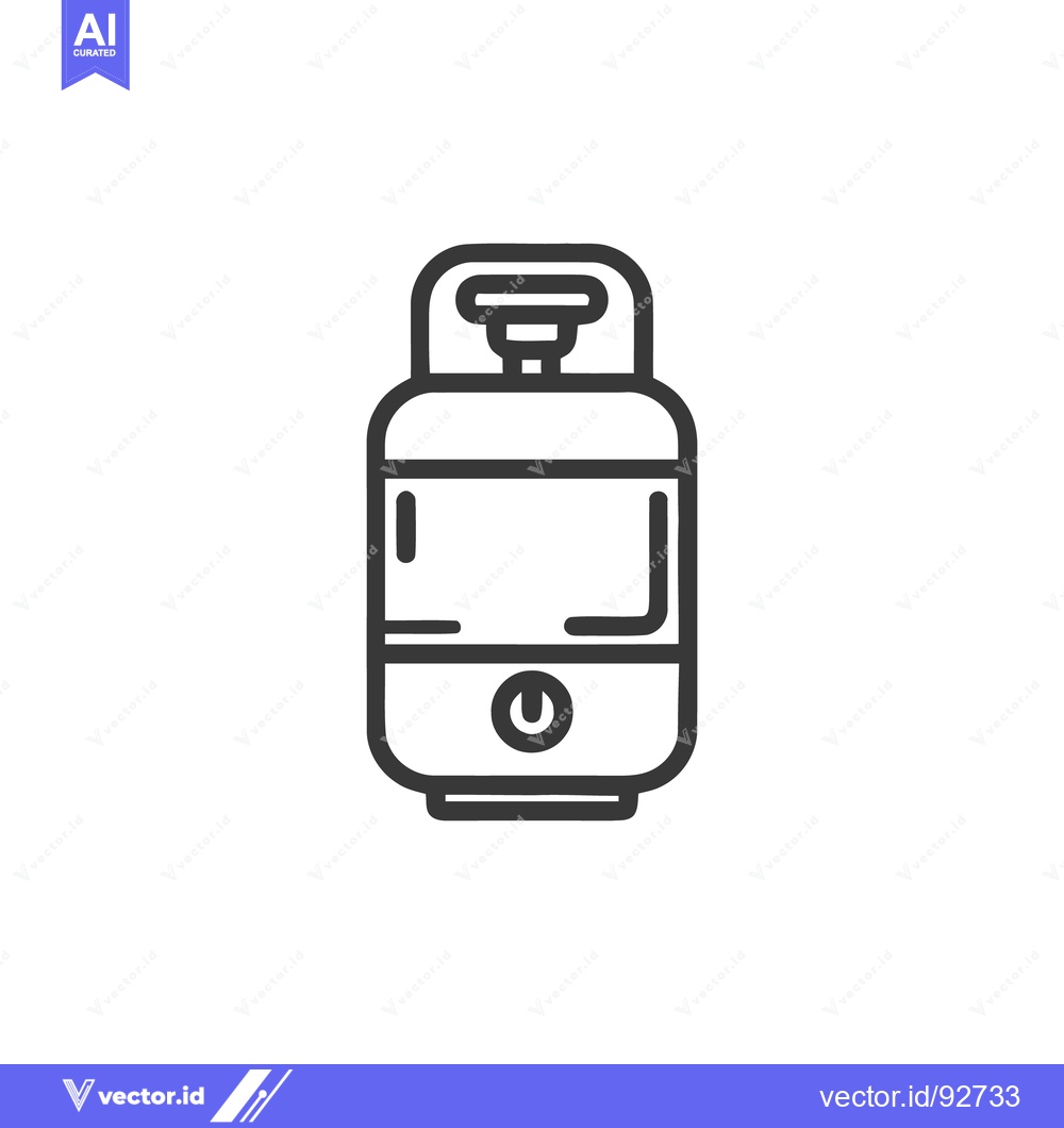 Premium Vector dari Minimalist Humidifier Icon: Clean Line Art on White Background