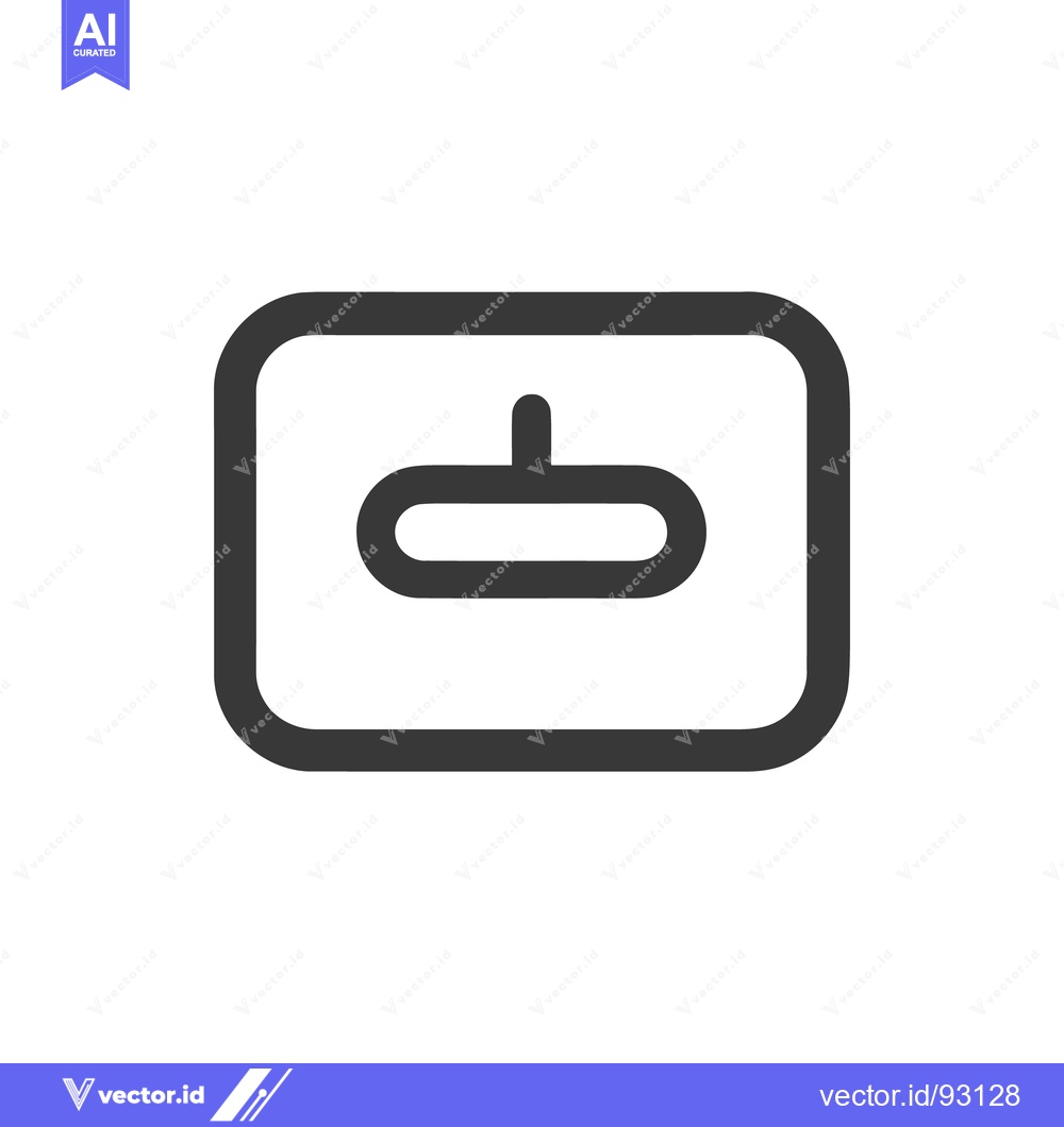 Premium Vector of Minimalist Rearview Mirror Icon: Automotive Safety Symbol in Dark Gray